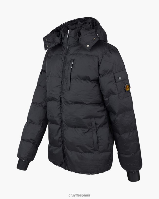 chaqueta acolchada galvez Cruyff hombres negro D6DNB763 chaqueta