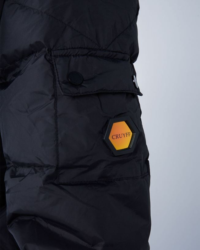 chaqueta acolchada galvez Cruyff hombres negro D6DNB763 chaqueta