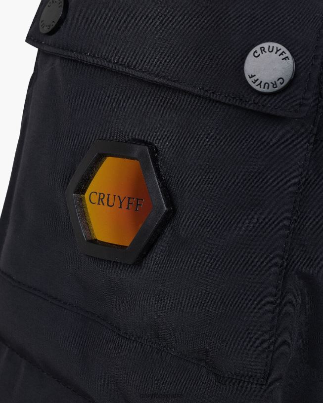 chaqueta acolchada kilian Cruyff hombres negro D6DNB766 chaqueta