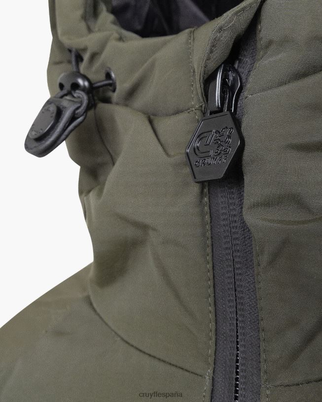 chaqueta acolchada kilian Cruyff hombres verde D6DNB765 chaqueta