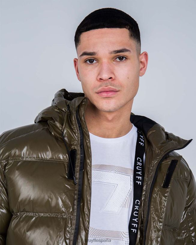 chaqueta acolchada trentini Cruyff hombres ejercito verde D6DNB838 chaqueta