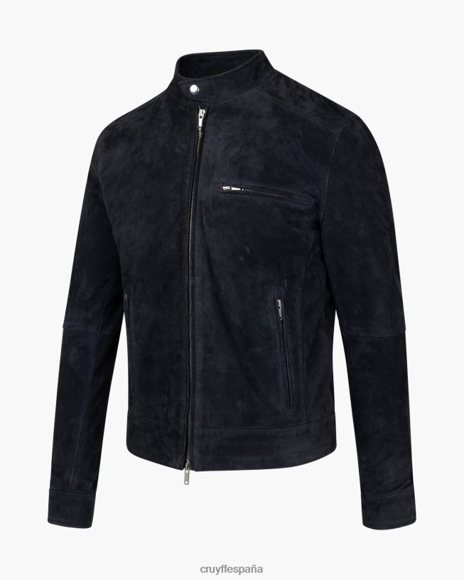 chaqueta biker de ante esteban Cruyff hombres Armada D6DNB707 chaqueta