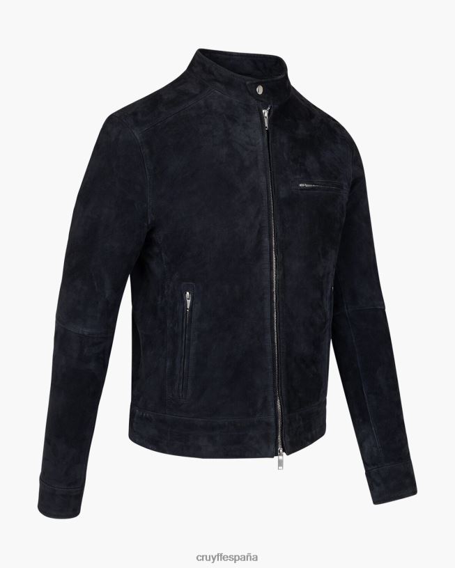 chaqueta biker de ante esteban Cruyff hombres Armada D6DNB707 chaqueta