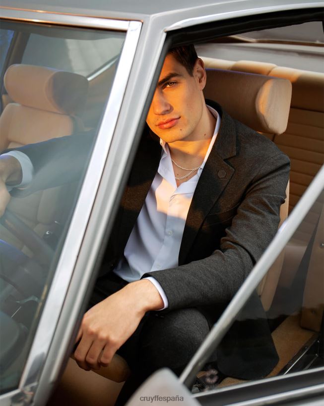 chaqueta domenec Cruyff hombres gris D6DNB767 chaqueta de sport