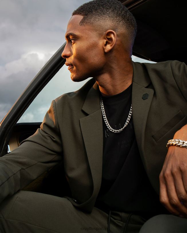 chaqueta domenec Cruyff hombres verde D6DNB768 chaqueta de sport