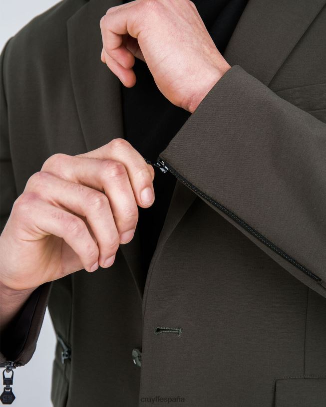 chaqueta domenec Cruyff hombres verde D6DNB768 chaqueta de sport