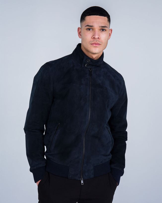 chaqueta harrington de ante dante Cruyff hombres Armada D6DNB685 chaqueta