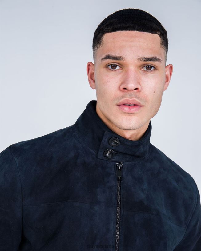 chaqueta harrington de ante dante Cruyff hombres Armada D6DNB685 chaqueta