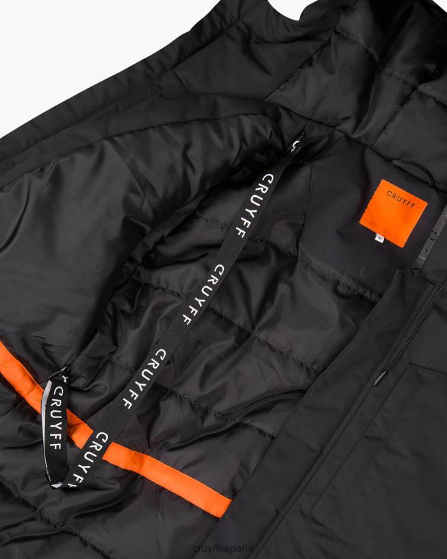 chaqueta parka romana Cruyff hombres negro D6DNB833 chaqueta