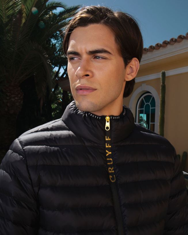 chaqueta perdu Cruyff hombres negro D6DNB475 chaqueta