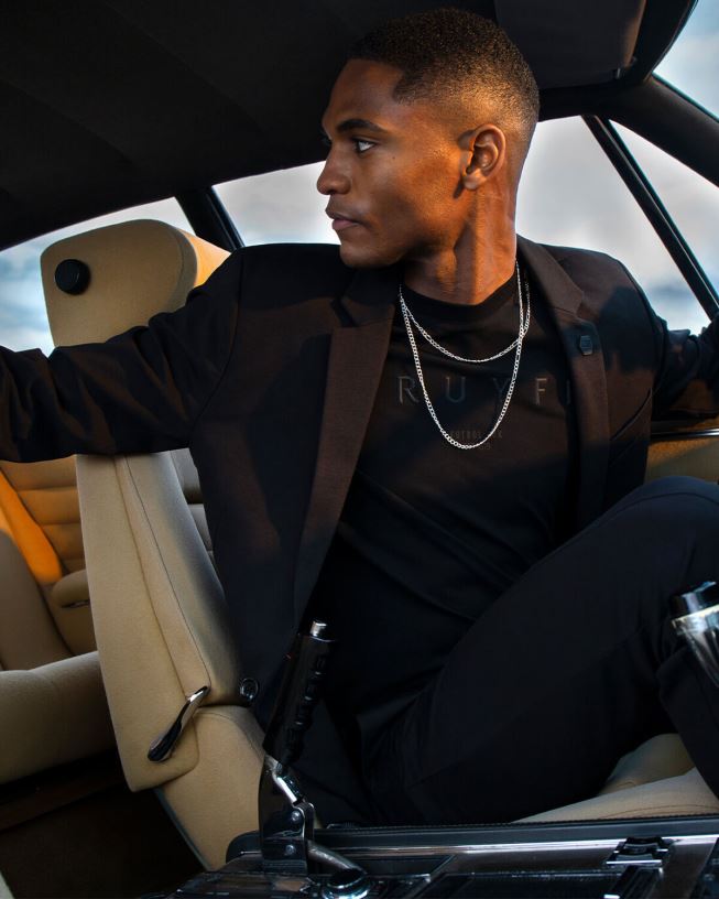 chaqueta segura Cruyff hombres negro D6DNB769 chaqueta de sport