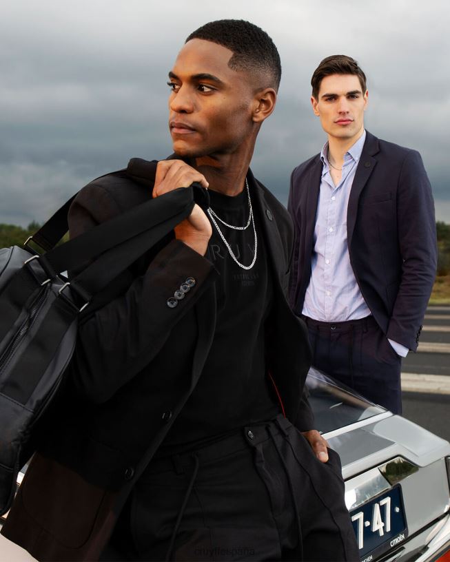 chaqueta segura Cruyff hombres negro D6DNB769 chaqueta de sport