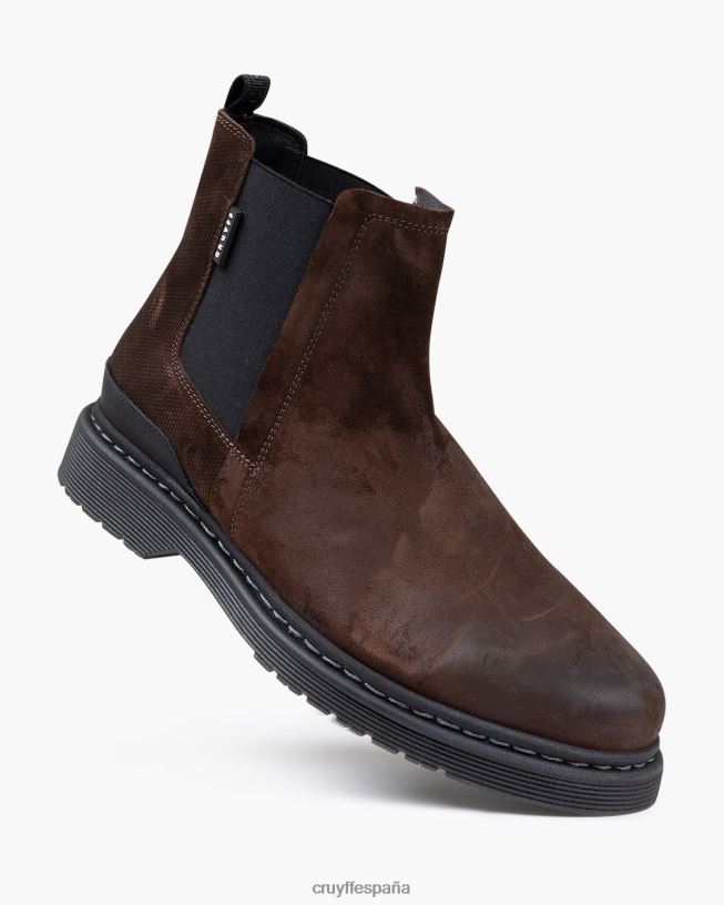 chelsea george Cruyff hombres marron oscuro D6DNB499 botas