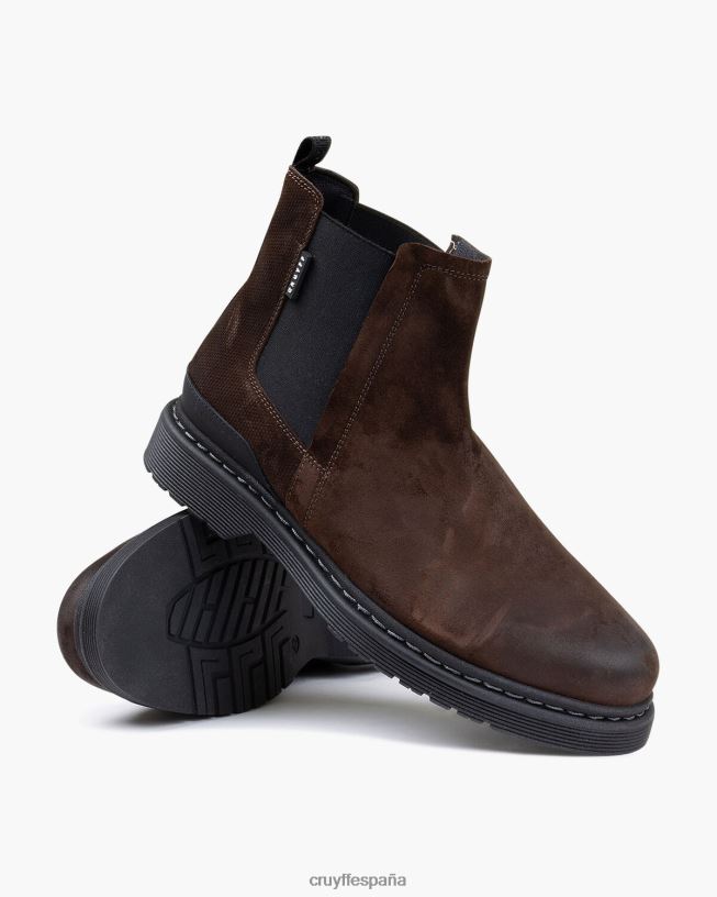 chelsea george Cruyff hombres marron oscuro D6DNB499 botas