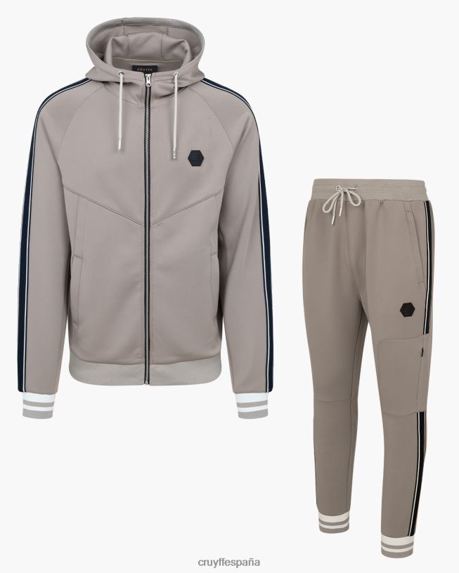 chándal de buceo nathan Cruyff hombres gris D6DNB15 trajes