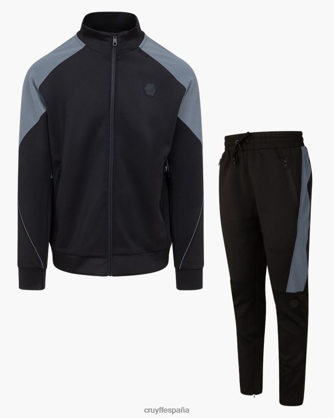 chándal de buceo zayne Cruyff hombres azul negro D6DNB151 trajes