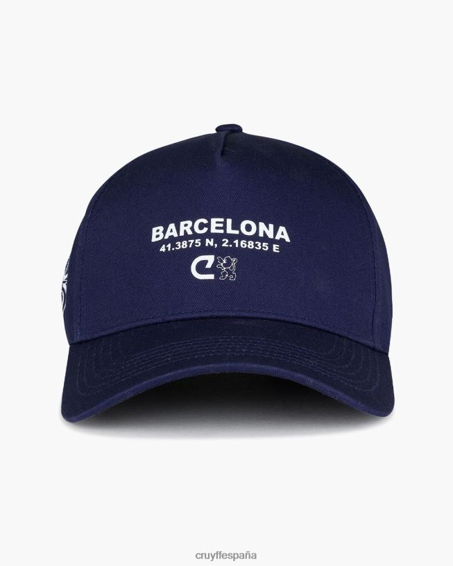 ciudad pack lanzador bcn Cruyff unisexo azul D6DNB683 gorra