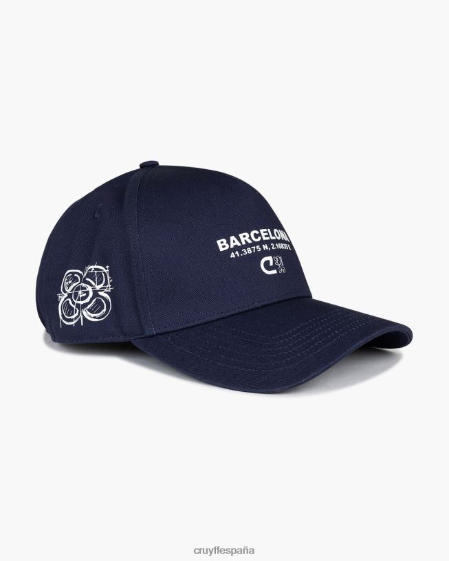 ciudad pack lanzador bcn Cruyff unisexo azul D6DNB683 gorra
