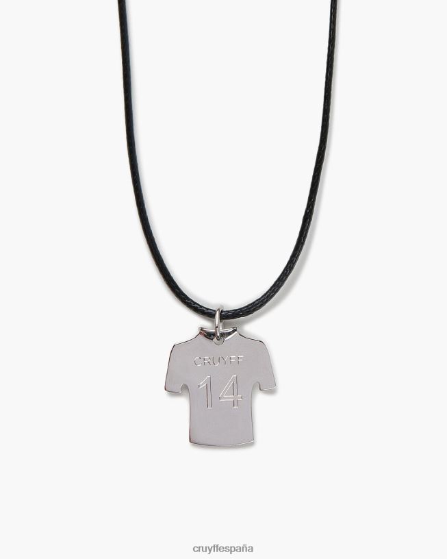 collar con jersey de edson Cruyff unisexo negro D6DNB1297 collar