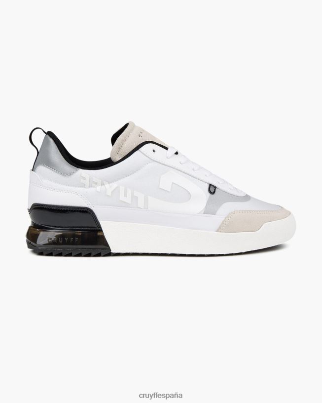 contra Cruyff hombres blanco/marrón D6DNB875 zapatillas