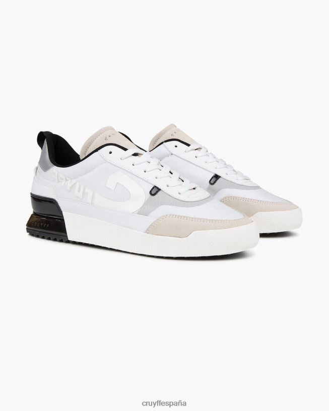 contra Cruyff hombres blanco/marrón D6DNB875 zapatillas