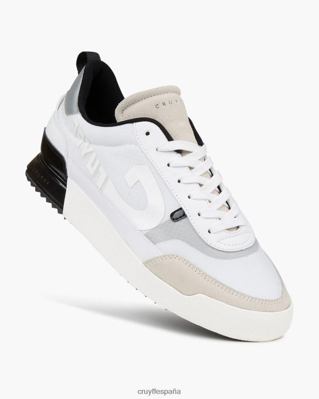 contra Cruyff hombres blanco/marrón D6DNB875 zapatillas