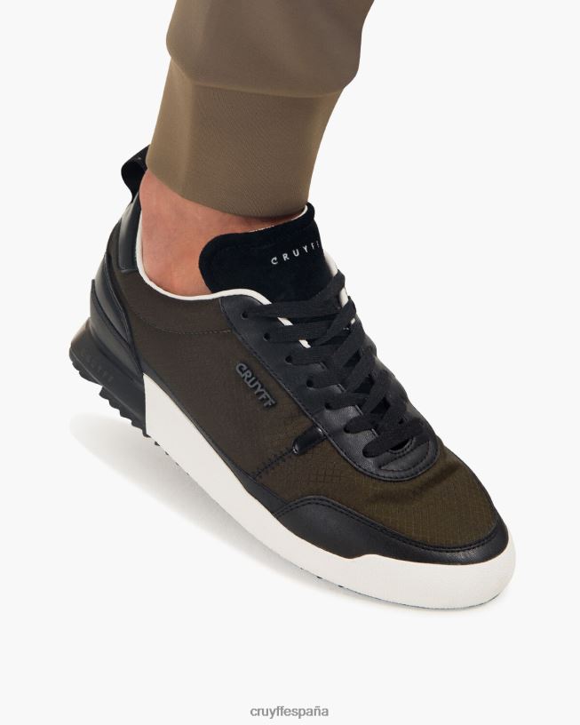 contra Cruyff hombres ejercito verde D6DNB796 zapatillas