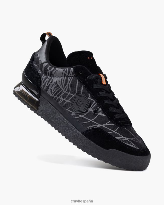 contra Cruyff hombres negro/naranja D6DNB1313 zapatillas