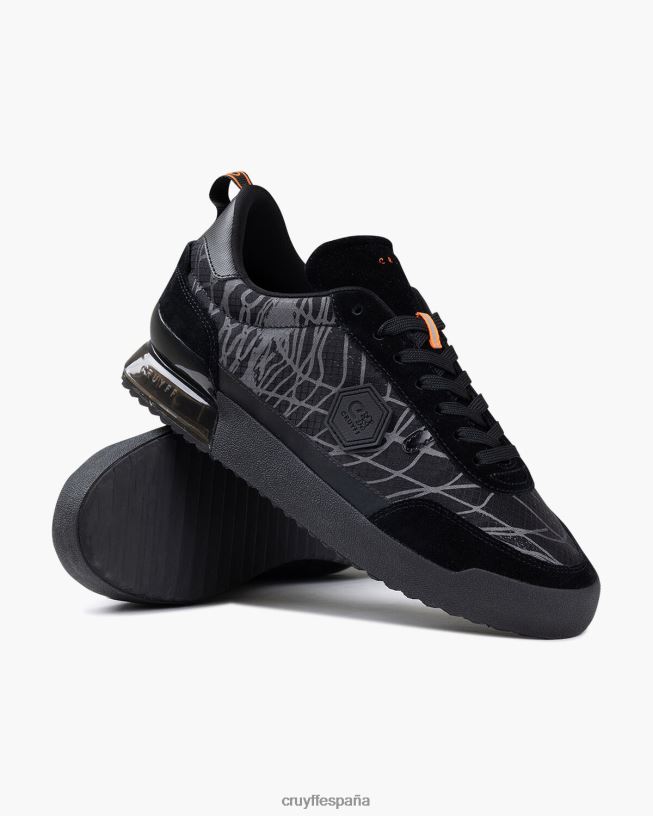 contra Cruyff hombres negro/naranja D6DNB1313 zapatillas