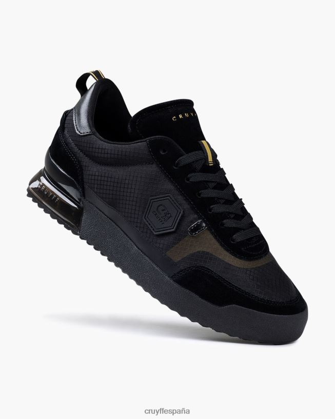 contra Cruyff hombres oro negro D6DNB1315 zapatillas