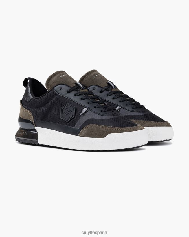 contra Cruyff hombres verde negro D6DNB1314 zapatillas