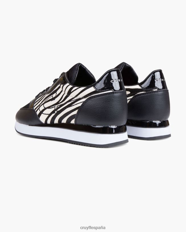 corredor del parque Cruyff mujer blanco negro D6DNB1073 zapatillas