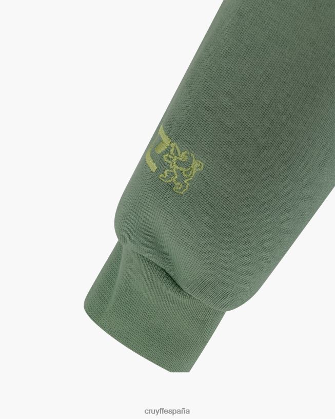 cortadora de cuello redondo Cruyff júnior verde D6DNB1166 suéter