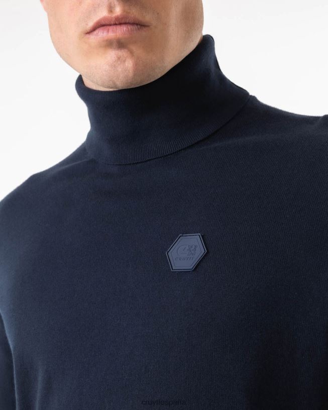 cuello de tortuga basco Cruyff hombres Armada D6DNB352 suéter