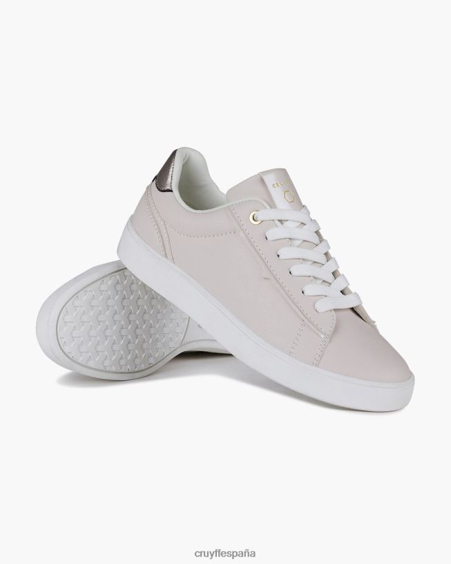 desafío Cruyff mujer crema D6DNB1050 zapatillas