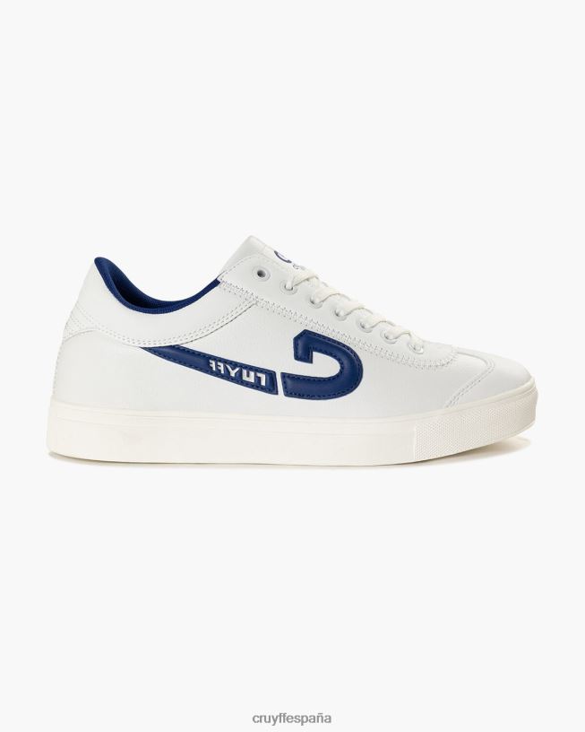 destello Cruyff hombres blanco azul D6DNB261 zapatillas