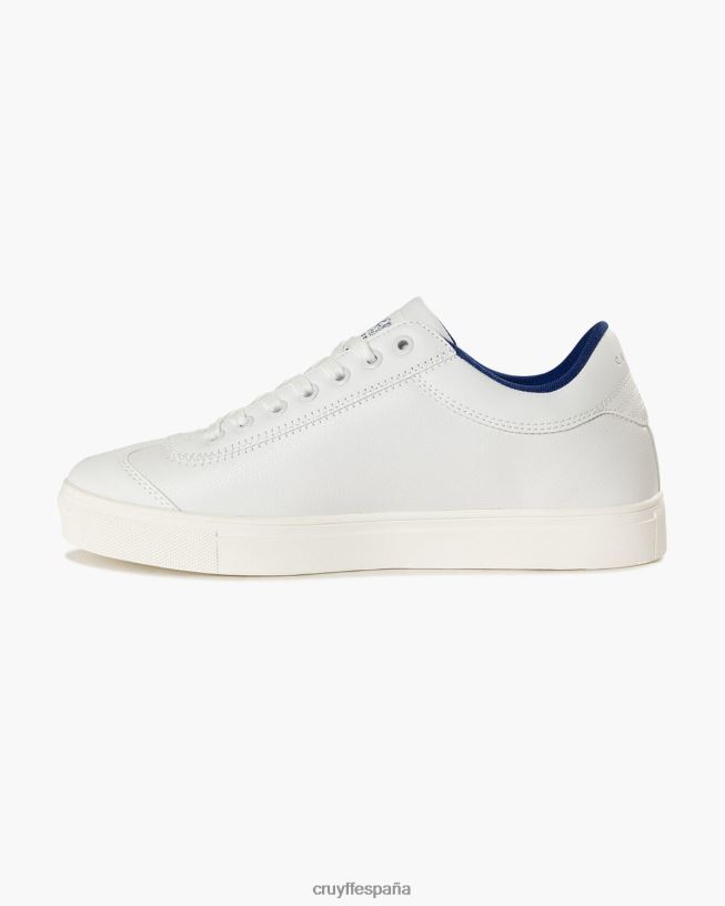 destello Cruyff hombres blanco azul D6DNB261 zapatillas