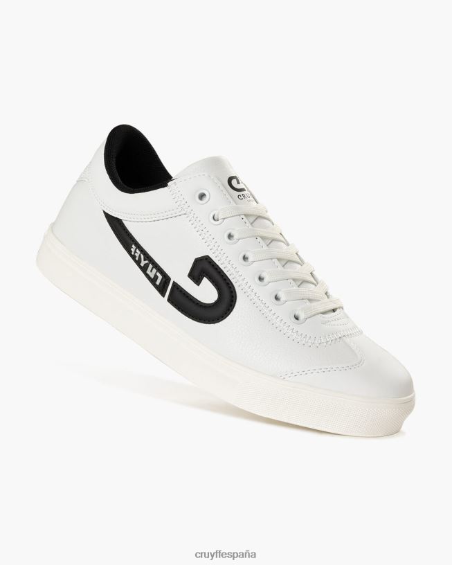destello Cruyff hombres blanco negro D6DNB262 zapatillas