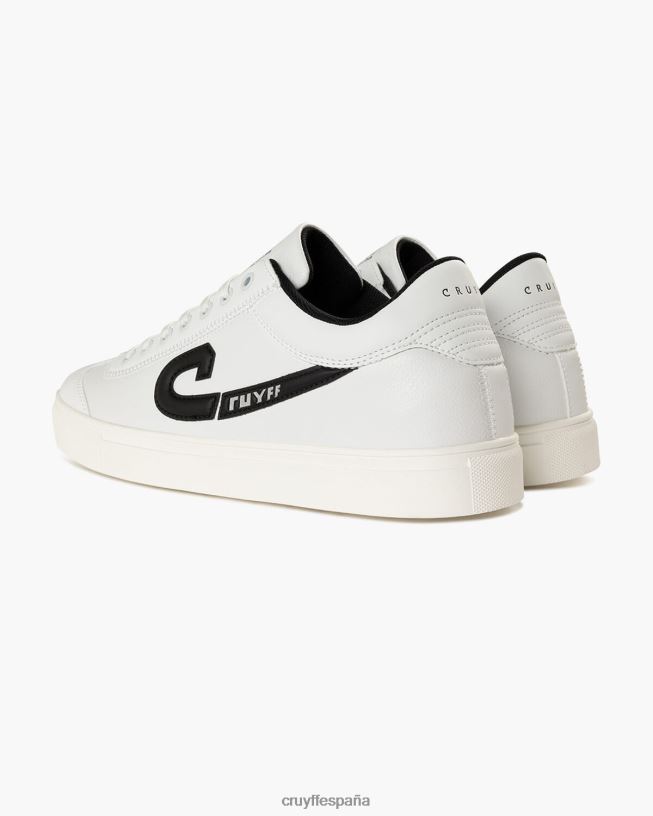 destello Cruyff hombres blanco negro D6DNB262 zapatillas