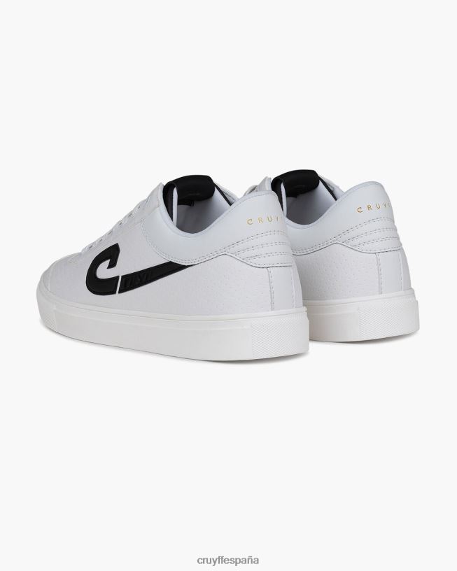 destello Cruyff hombres blanco negro D6DNB623 zapatillas
