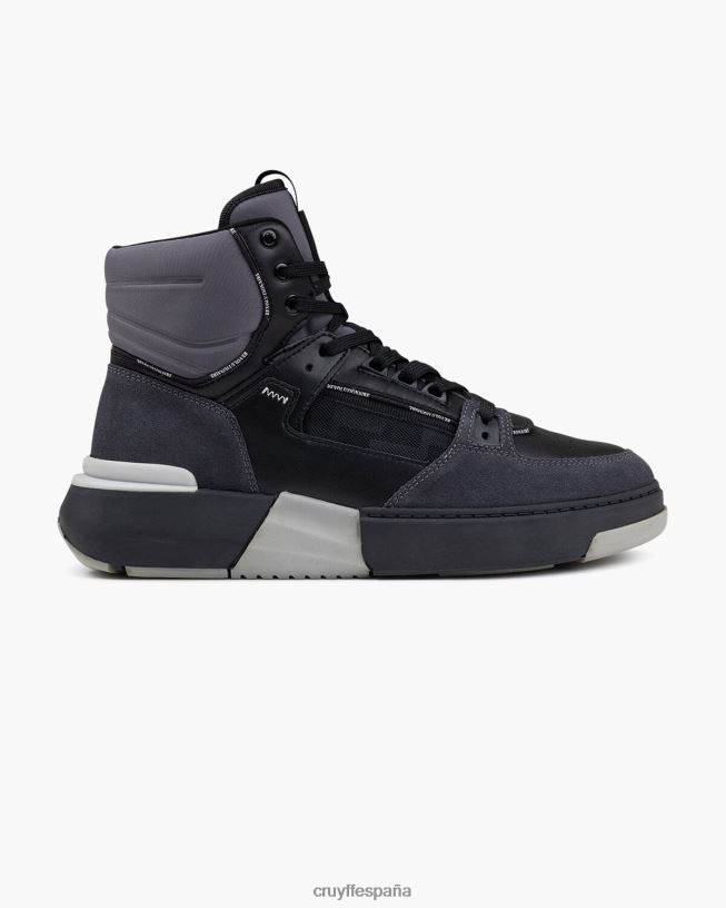 destrozar la cesta Cruyff hombres negro D6DNB453 zapatillas