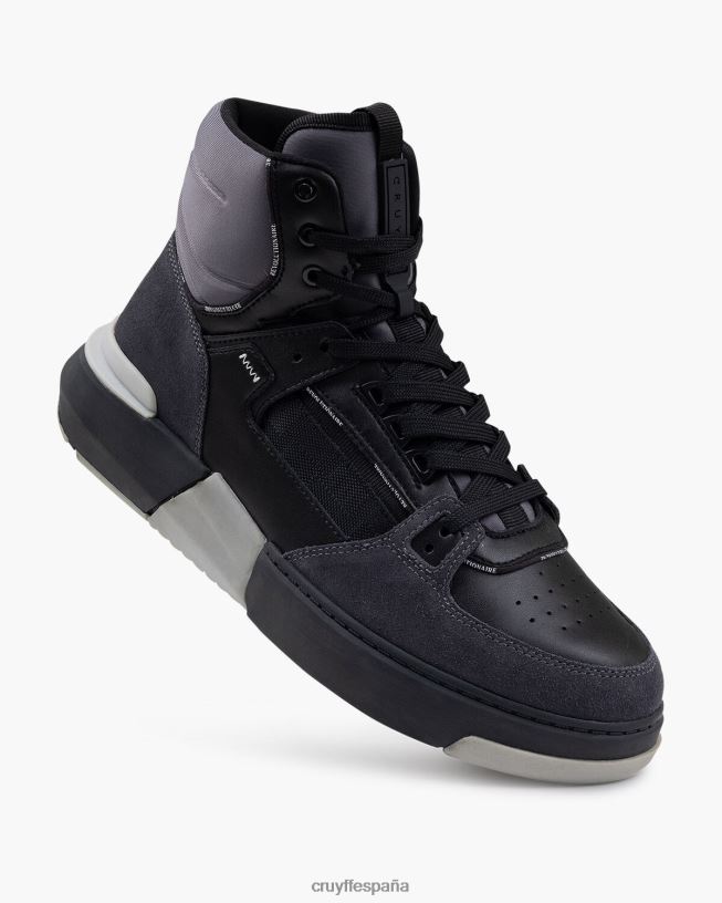destrozar la cesta Cruyff hombres negro D6DNB453 zapatillas