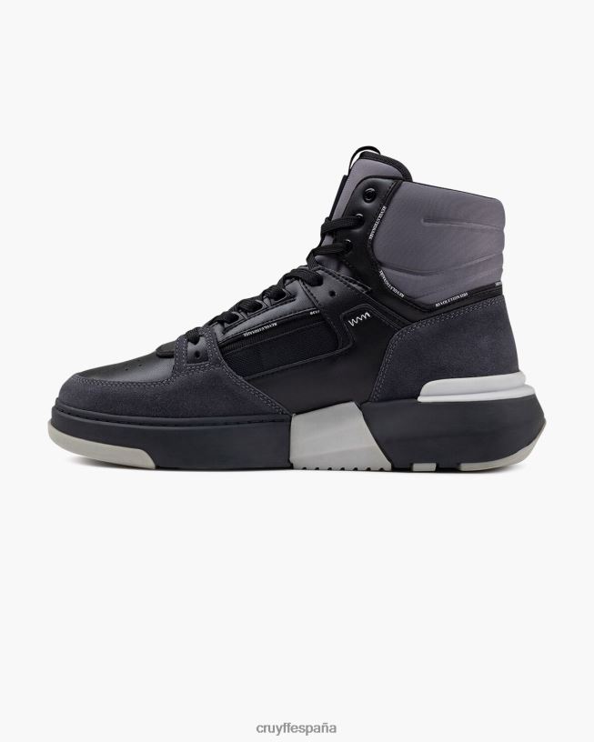 destrozar la cesta Cruyff hombres negro D6DNB453 zapatillas