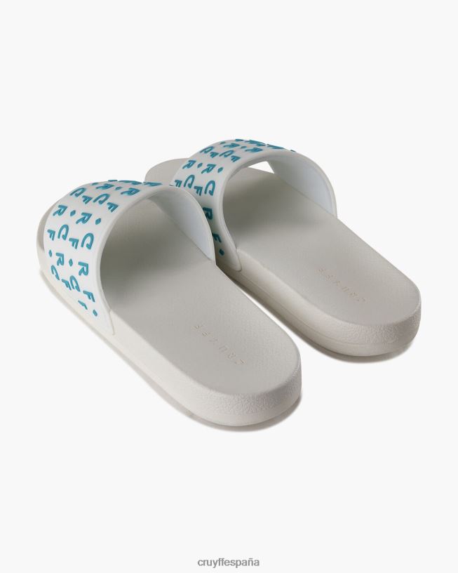 diapositiva crf Cruyff hombres blanco azul D6DNB244 diapositivas