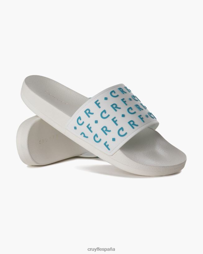 diapositiva crf Cruyff hombres blanco azul D6DNB244 diapositivas