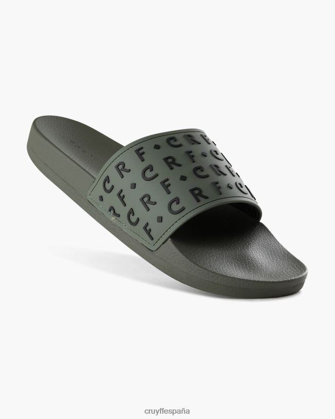 diapositiva crf Cruyff hombres verde oscuro D6DNB246 diapositivas