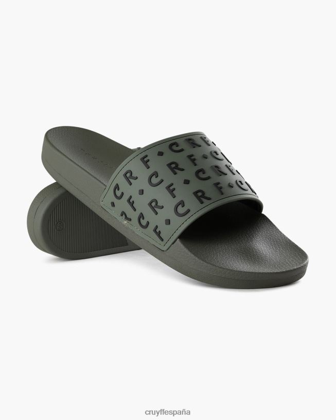diapositiva crf Cruyff hombres verde oscuro D6DNB246 diapositivas