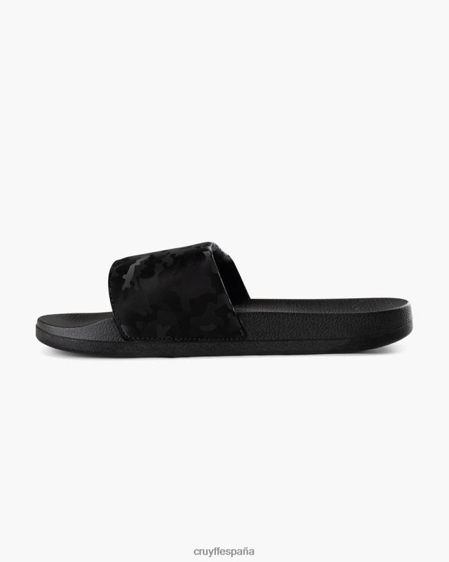 diapositiva de camuflaje Cruyff hombres negro D6DNB136 diapositivas