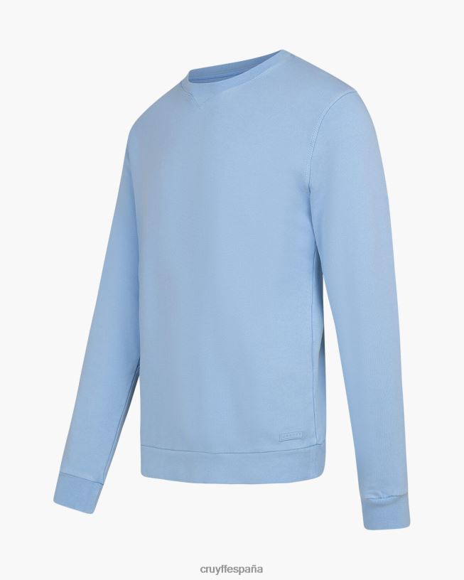 eduardo cuello redondo Cruyff hombres azul D6DNB660 suéter