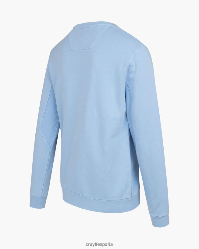 eduardo cuello redondo Cruyff hombres azul D6DNB660 suéter